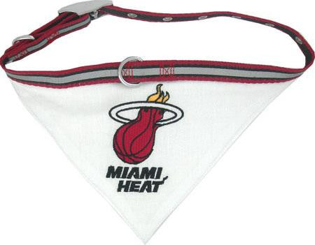 Miami Heat Bandana Collar Medium