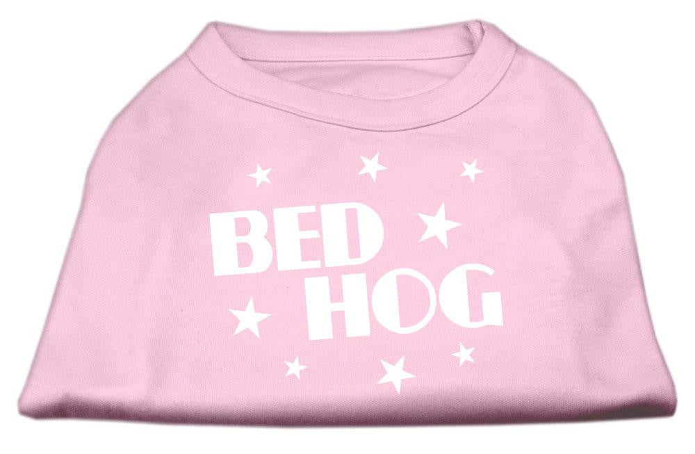 Bed Hog Screen Printed Shirt Light Pink XS (8)