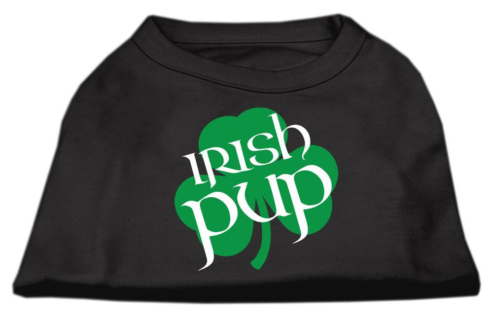 Irish Pup Screen Print Shirt Black Lg (14)