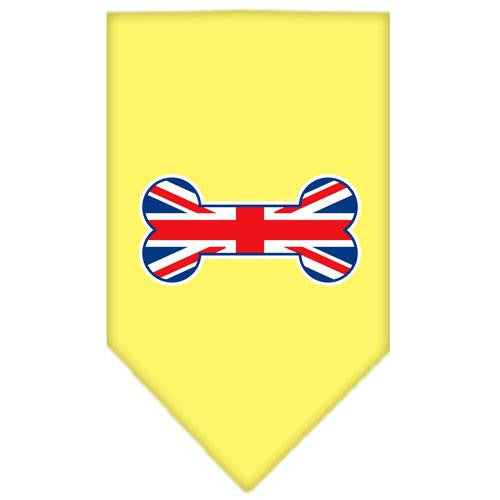 Bone Flag UK Screen Print Bandana Yellow Large