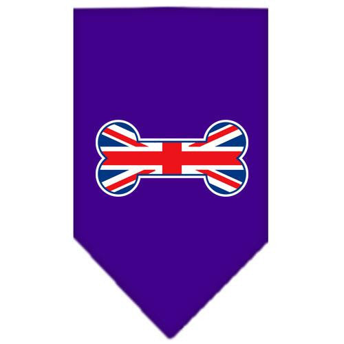 Bone Flag UK Screen Print Bandana Purple Small