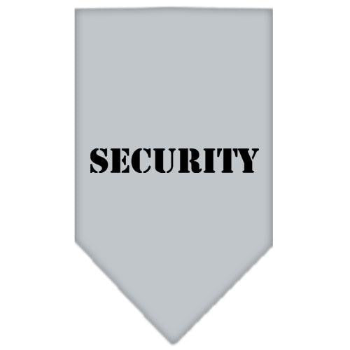 Security Screen Print Bandana Grey Small