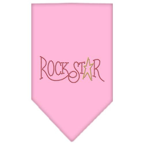 Rock Star Rhinestone Bandana Light Pink Small