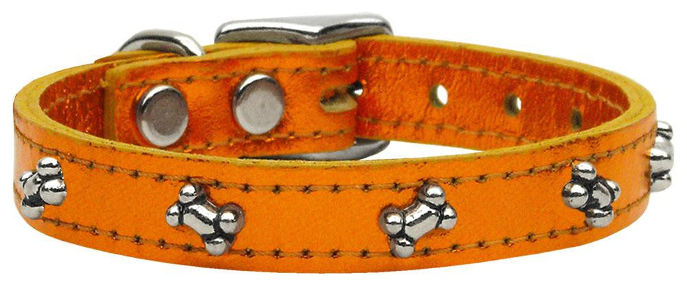 Metallic Bone Leather Metallic Orange 10