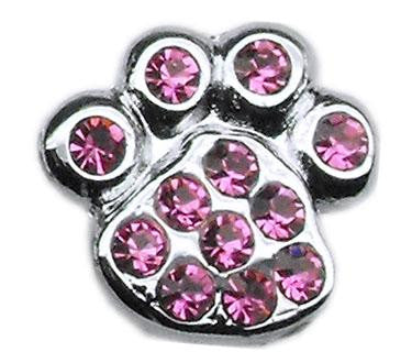 3-8" Slider Paw Charm Pink 3-8"