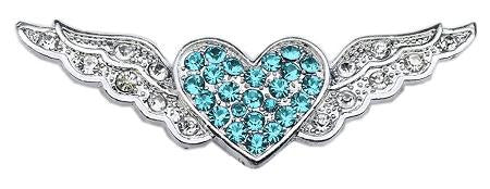 3-8" Slider Aviator Charm Turquoise