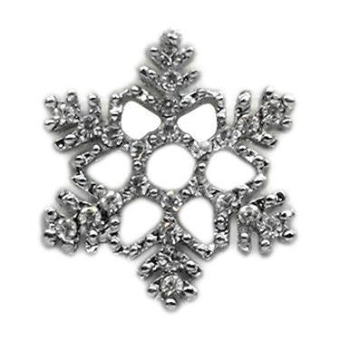 Holiday 10mm Slider Charms Snowflake .