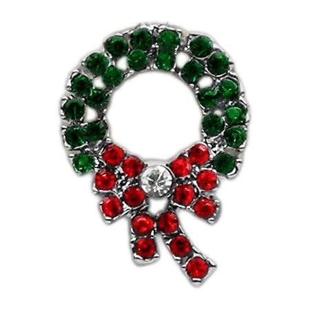 Holiday 10mm Slider Charms Wreath .