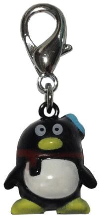 Hand Painted Christmas Bell Charm Penguin