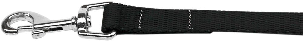 Plain Nylon Pet Leash 3-8in by 6ft Black