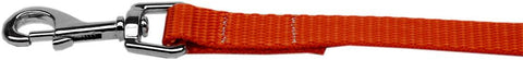 Plain Nylon Pet Leash 3-8in by 6ft Orange