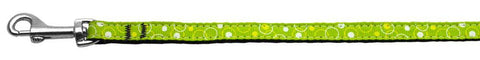 Retro Nylon Ribbon Collar Lime Green 3-8 wide 4Ft Lsh