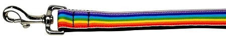 Rainbow Striped Nylon Collars Rainbow Stripes 1 wide 4ft Lsh