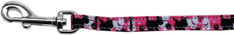 Plaid Pups Nylon Ribbon Pet Leash 3-8 inch wide 4Ft Lsh