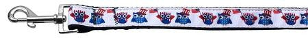 American Owls Ribbon Dog Collars 1 wide 6ft Leash