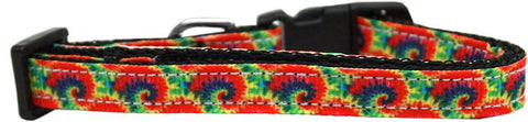 Tie Dye Nylon Ribbon Cat Safety Collar