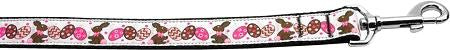 Chocolate Bunnies 1 inch wide 4ft long Leash