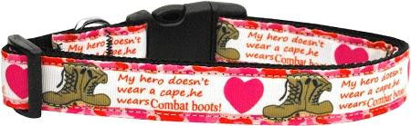 Combat Boots Dog Collar Large