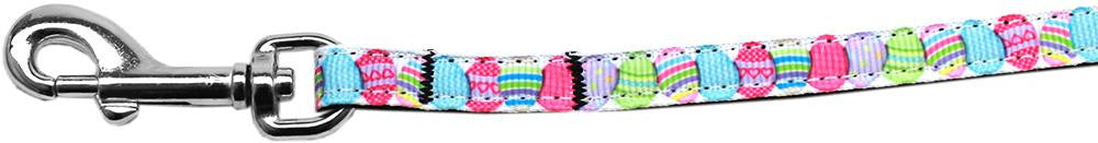 Easter Egg Nylon Ribbon Pet Leash 3-8 inch wide 4Ft Lsh