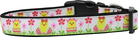 Spring Chicken Nylon Dog Collar Large