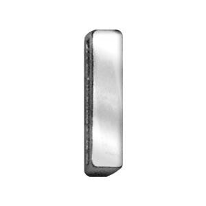 3-4" (18mm) Chrome Letter Sliding Charms I 3-4'' (18mm)