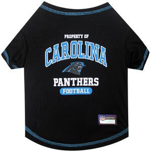 Carolina Panthers Pet Shirt LG