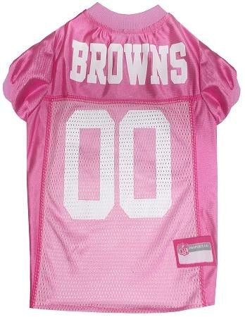 Cleveland Browns Pink Jersey LG