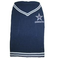 Dallas Cowboys Pet Sweater LG