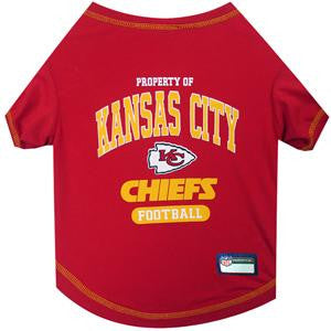 Kansas City Chiefs Pet Shirt LG