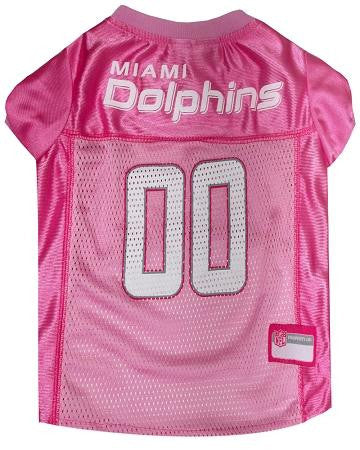 Miami Dolphins Pink Jersey LG