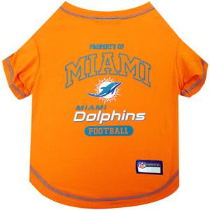 Miami Dolphins Pet Shirt LG