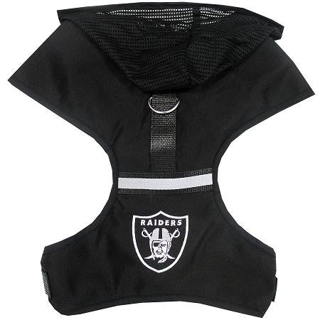 Oakland Raiders Pet Harness LG