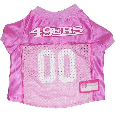 San Francisco 49ers Pink Jersey LG