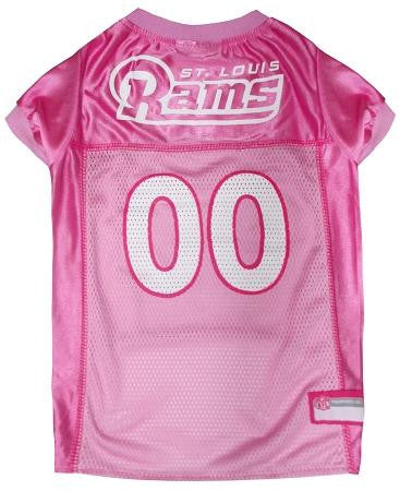 St. Louis Rams Pink Jersey LG