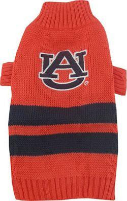 Auburn Tigers Pet Sweater LG