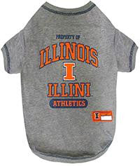 Illinois Fighting Illini Pet Shirt MD