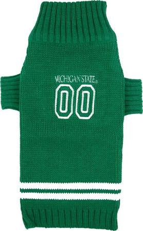 Michigan State Spartans Pet Sweater LG