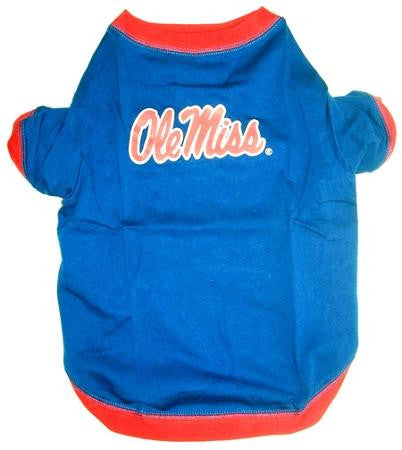 Mississippi Ole Miss Pet Shirt LG