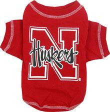 Nebraska Corn Huskers Pet Shirt LG