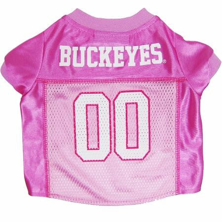 Ohio State Buckeyes Pink Jersey LG