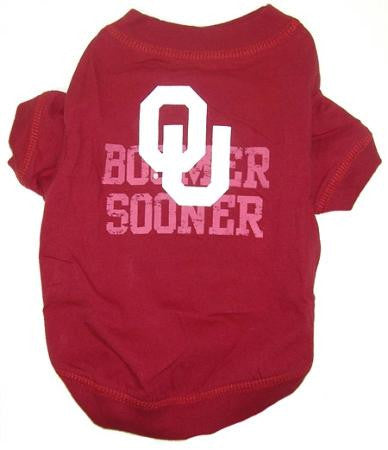 Oklahoma Sooners Pet Shirt LG