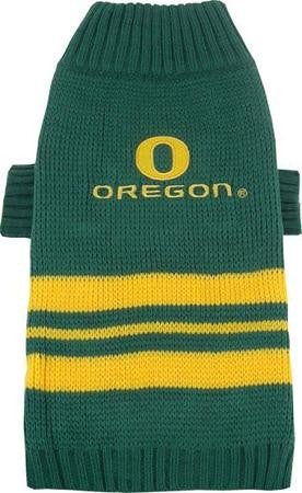 Oregon Ducks Pet Sweater LG