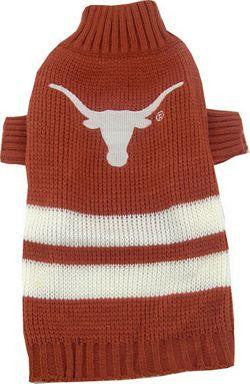 Texas Longhorns Pet Sweater XS