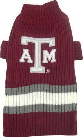 Texas A&M Aggies Pet Sweater LG