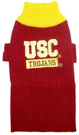 USC Trojans Pet Sweater LG