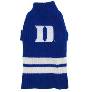 Duke Blue Devils Pet Sweater LG