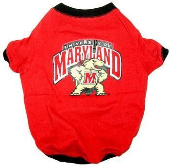 Maryland Terrapins Pet Shirt XS