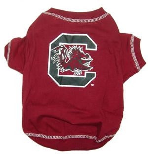 South Carolina Gamecocks Pet Shirt LG