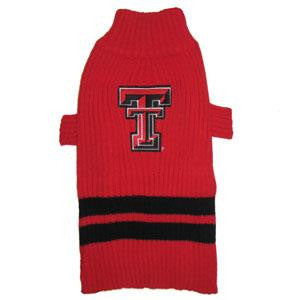 Texas Tech Pet Sweater LG