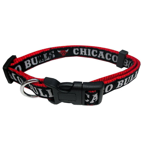 Chicago Bulls Dog Collar Large